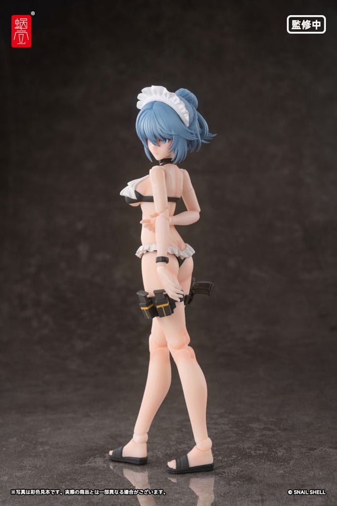 Original Character Action Figure Kit 1/12 RA-04 Kitsunebi Senki Honoka Swimsuit Ver. 15 cm