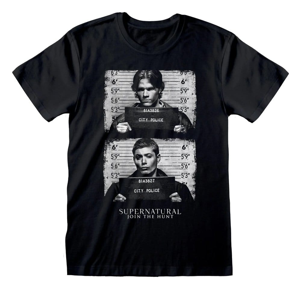 Supernatural T-Shirt Line Up Black Size XXL