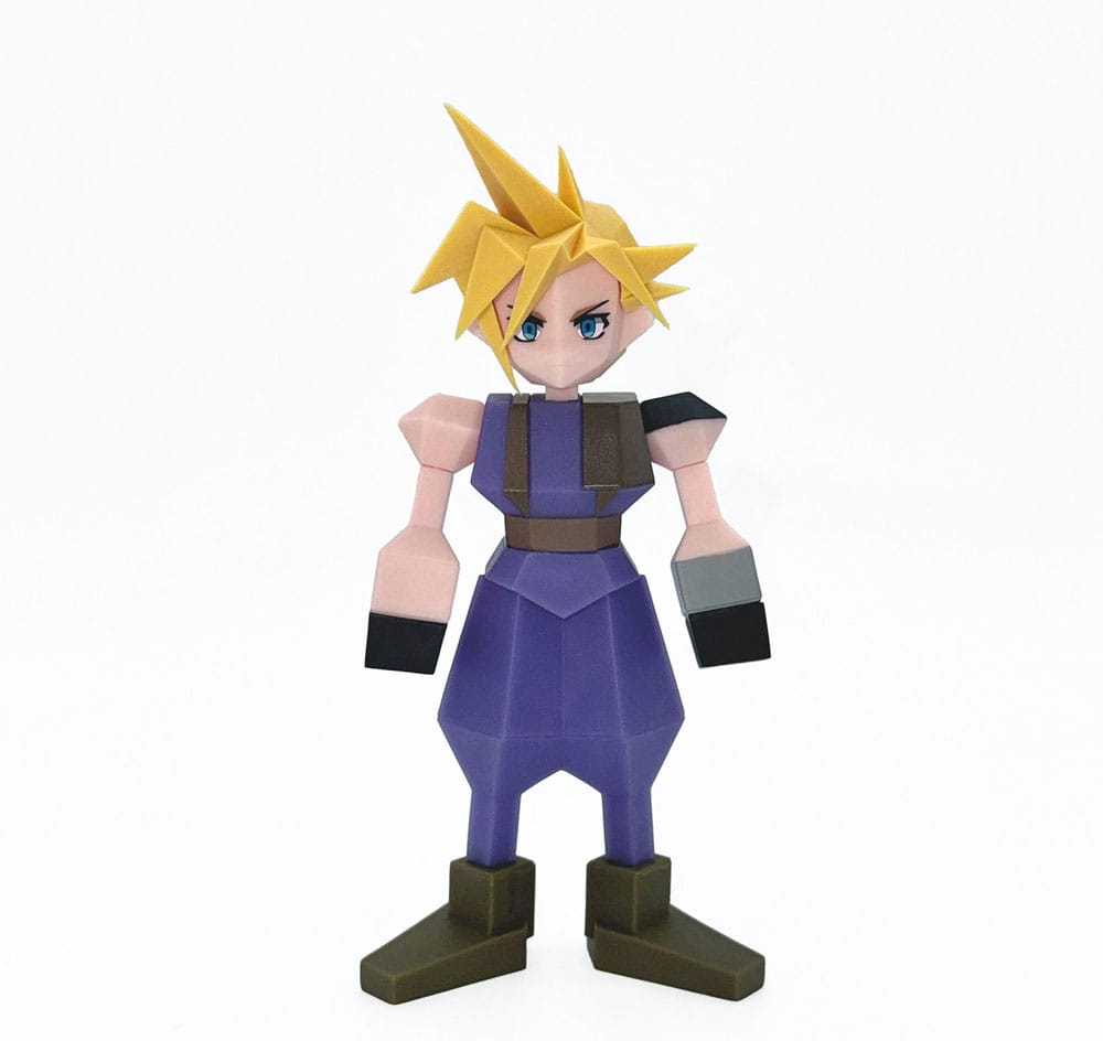 Final Fantasy VII Polygon Vinyl Figure Cloud Strife 15 cm