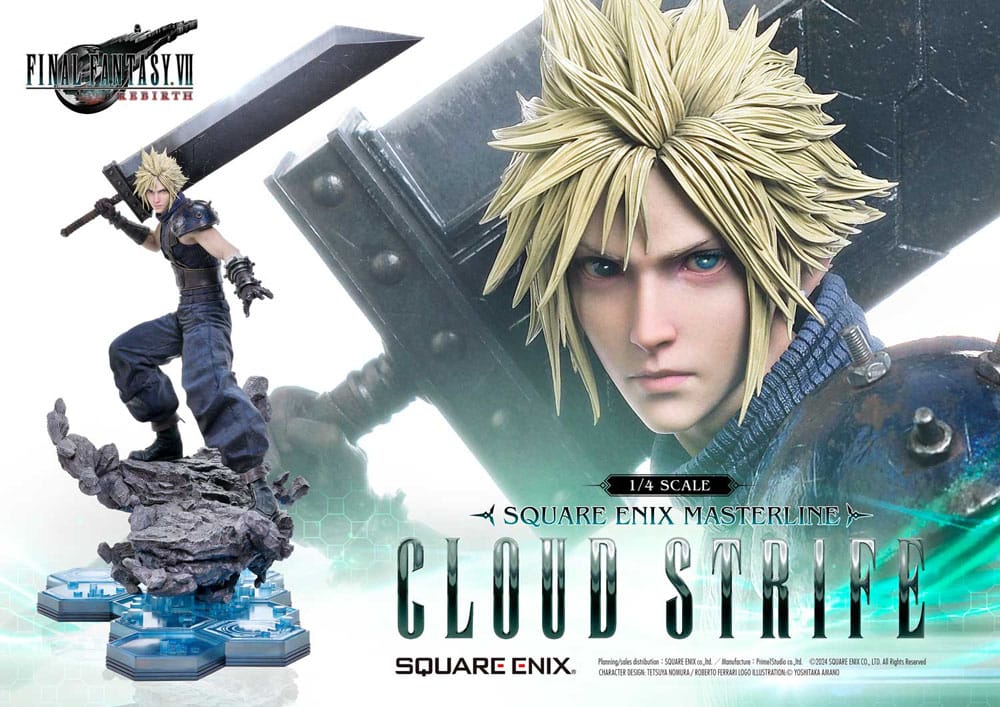 Final Fantasy VII Rebirth Statue 1/4 Cloud Strife 68 cm