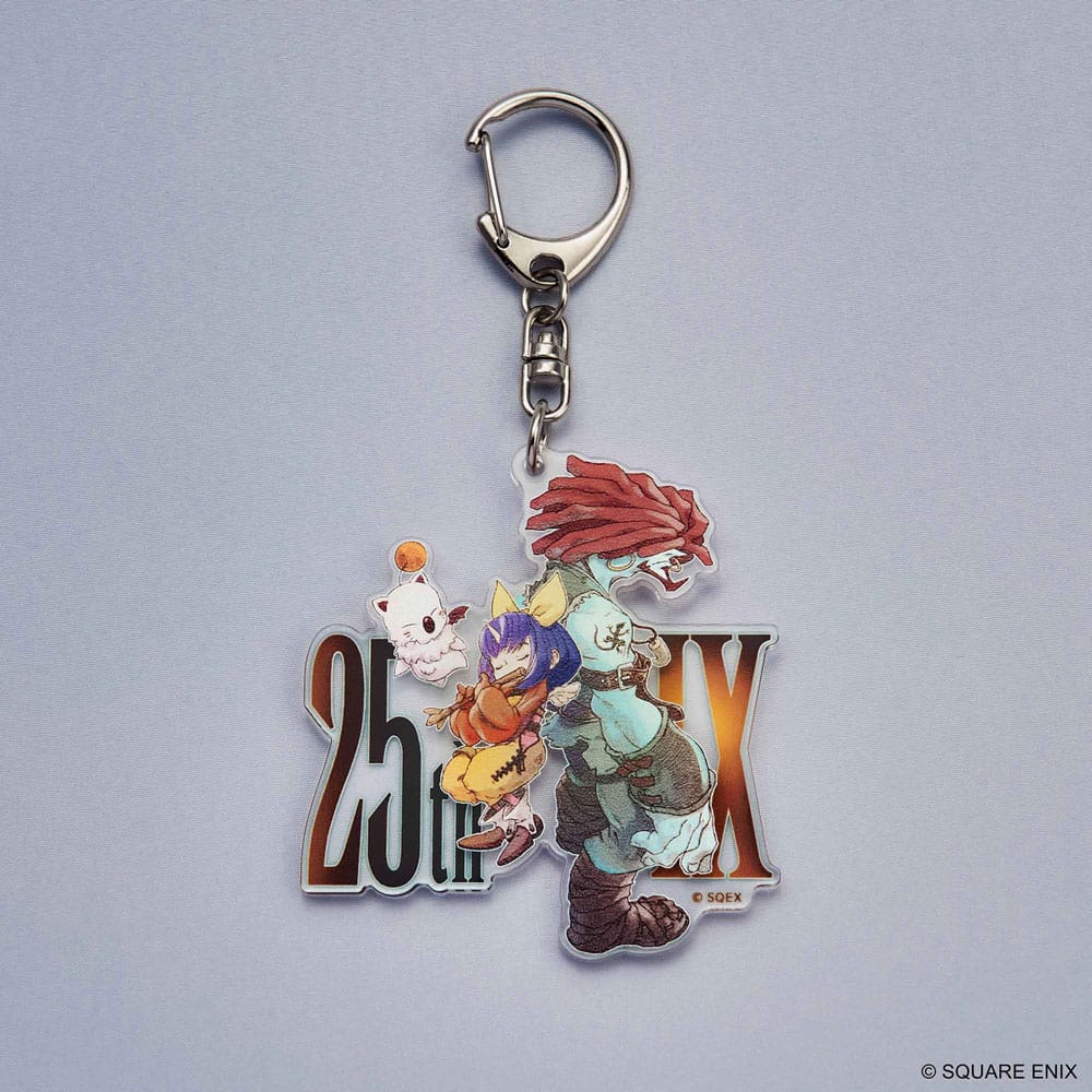 Final Fantasy IX Acrylic Keychain 25th Anniversary Eiko & Salamander