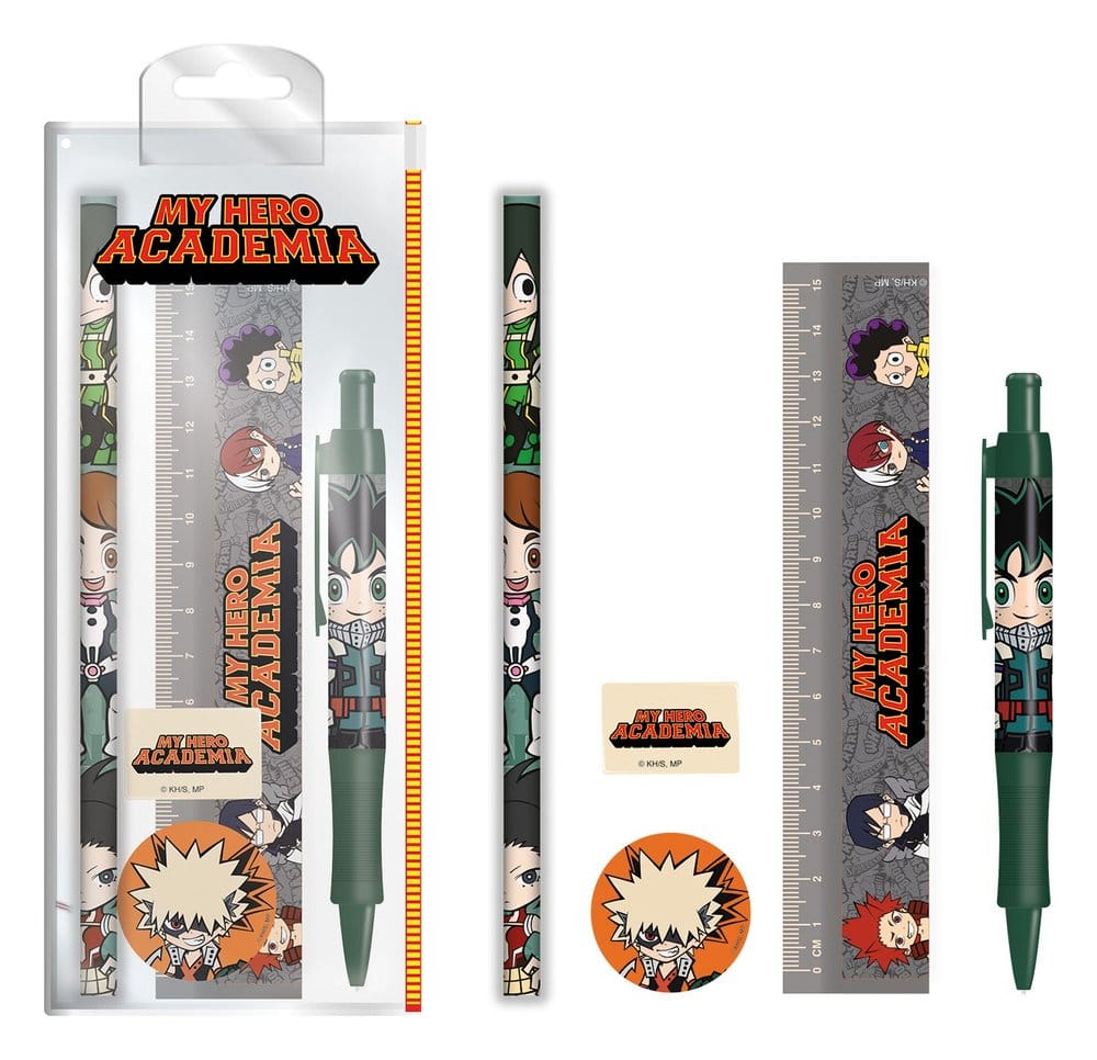 My Hero Academia Stationery Set Chibi
