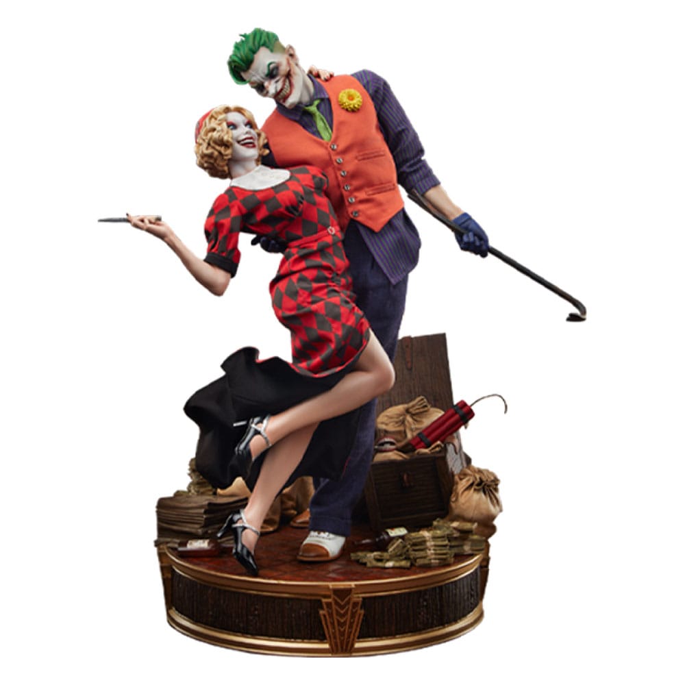 DC Comics Mythos Statue 1/5 The Joker and Harley Quinn: Lawless Love 41 cm