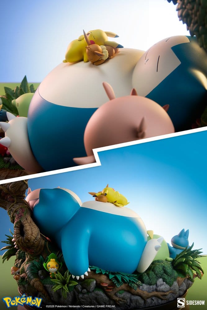 Pokémon Diorama Snorlax 33 cm