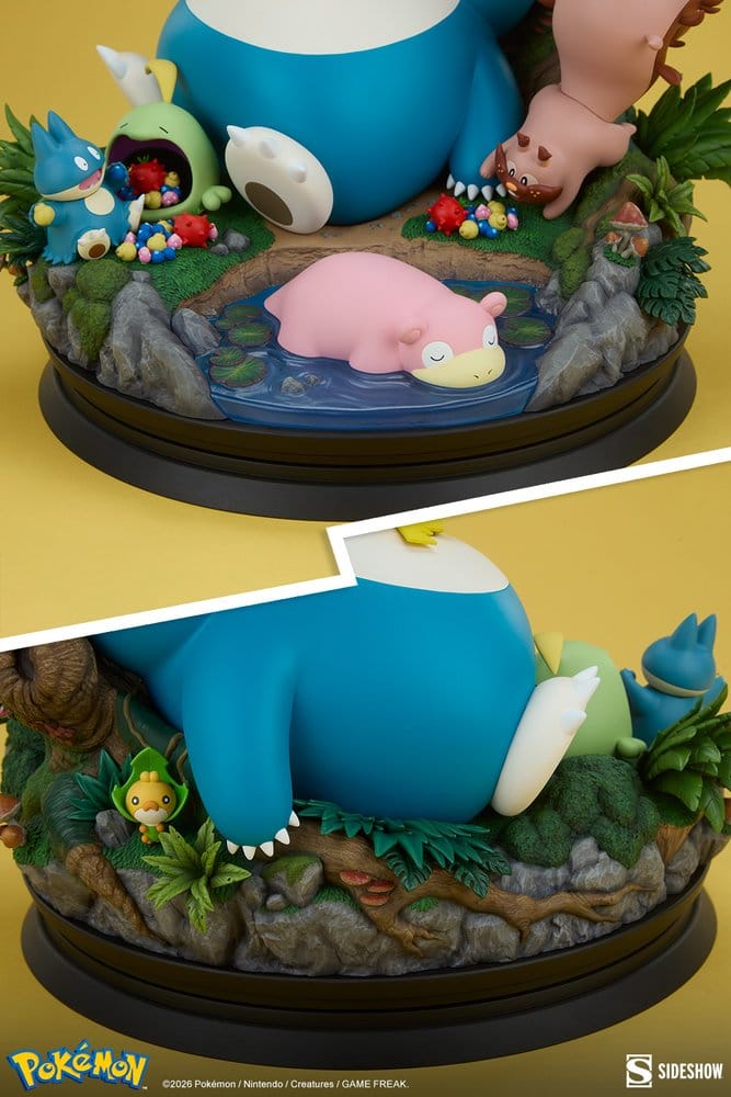Pokémon Diorama Snorlax 33 cm