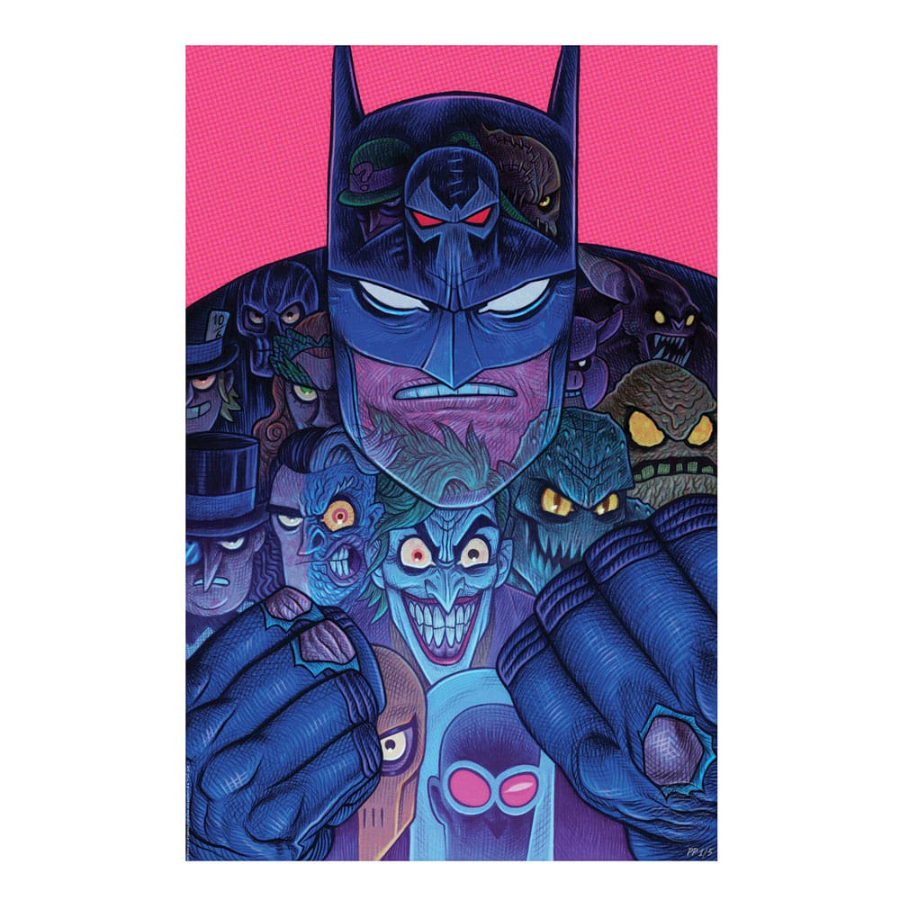 DC Comics Art Print Batman & The Rogues Gallery 41 x 61 cm - unframed
