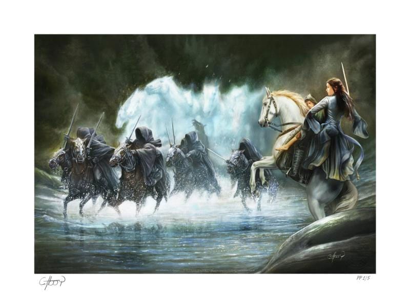 Lord of the Rings Art Print Flight to the Ford 61 x 46 cm - unframed