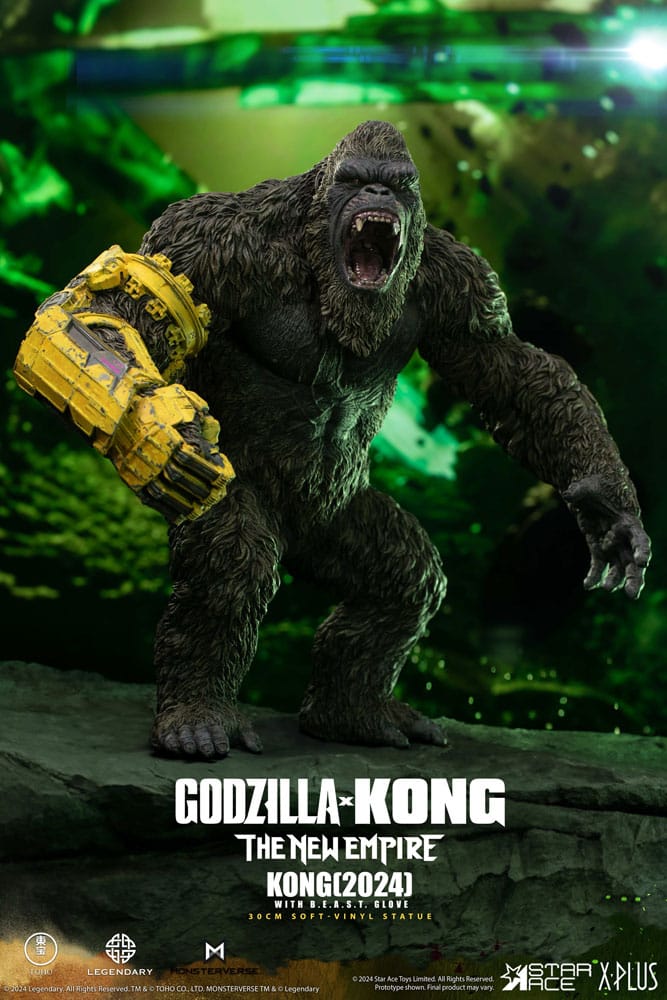 Godzilla vs. Kong: The New Empire Soft Vinyl Statue Kong with B.E.A.S.T. Glove 30 cm