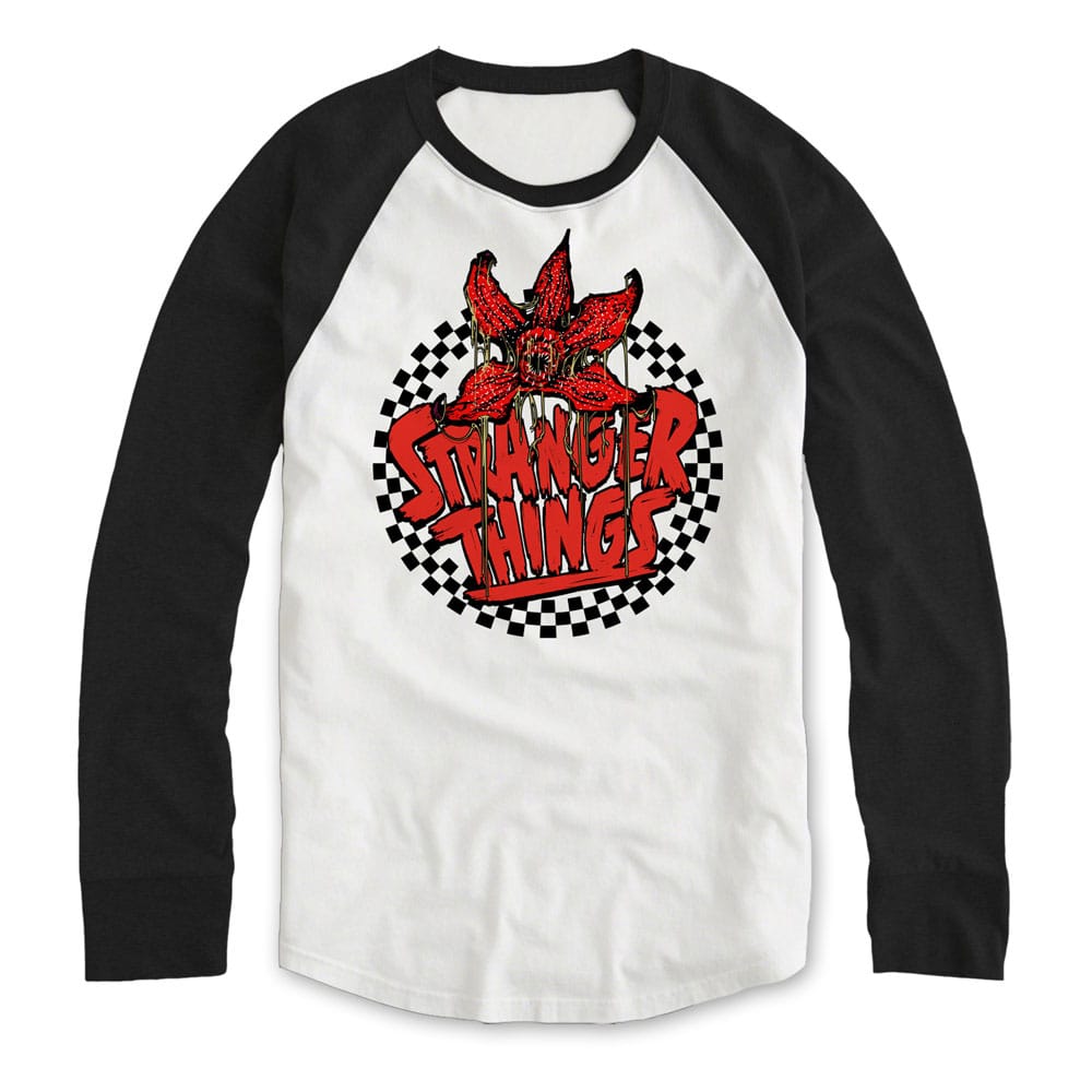 Stranger Things Sweatshirt Checkered Circle Ls Size S