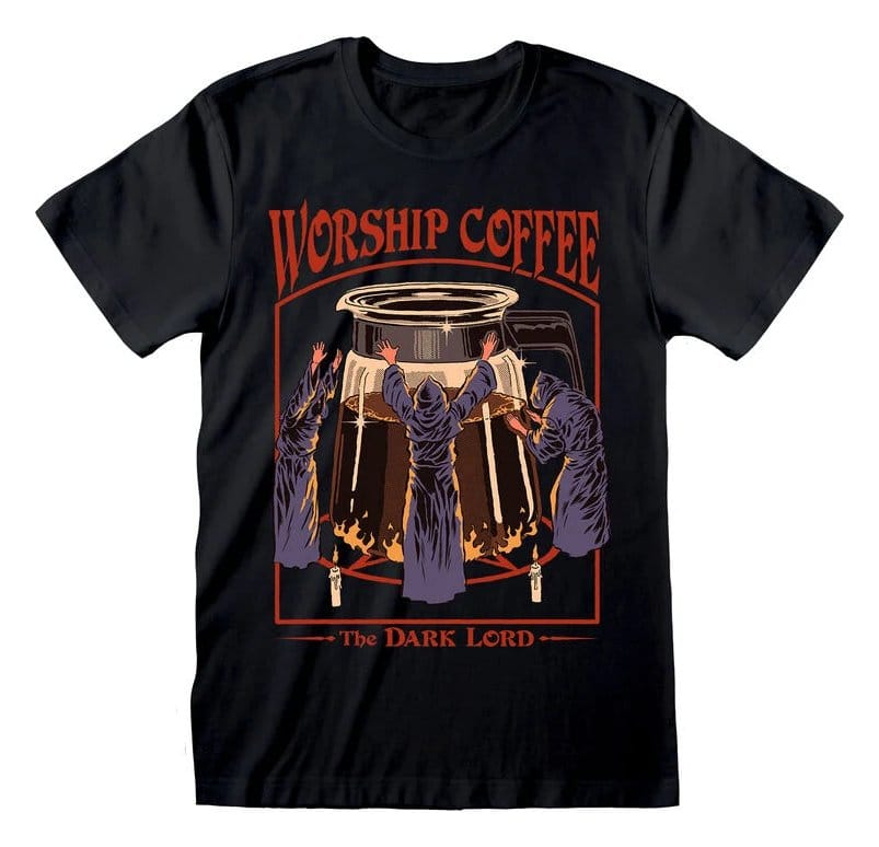 Steven Rhodes T-Shirt Worship Coffee Size M