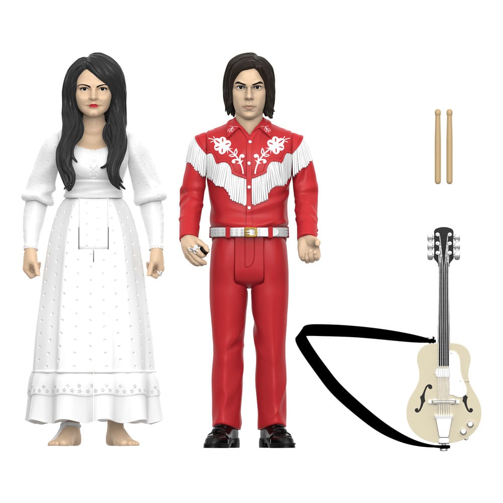 The White Stripes ReAction Action Figures 2-Pack Wave 02 The White Stripes (Elephant) 10 cm