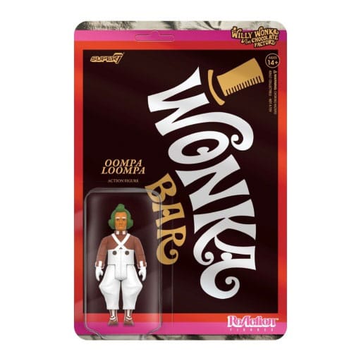 Willy Wonka and the Chocolate Factory (1971) ReAction Action Figure Wave 03 Oompa Loompa 10 cm