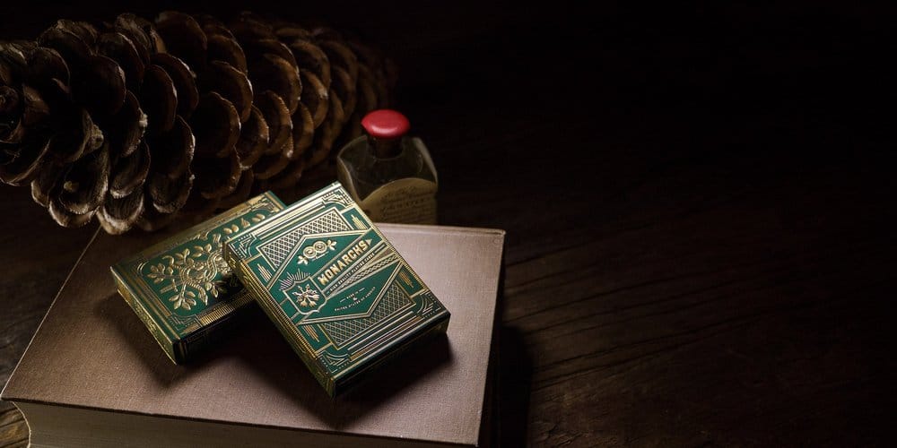 Theory 11 Playing Cards Monarch Green