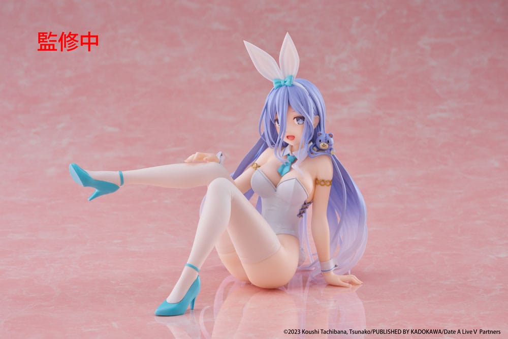 Date A Live V PVC Statue Desktop Cute Figure Mio Takamiya Bunny Ver. 13 cm