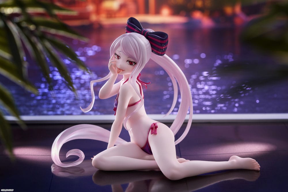 Overlord PVC Statue Desktop Cute Figure Shalltear Swimsuit Ver. 13 cm