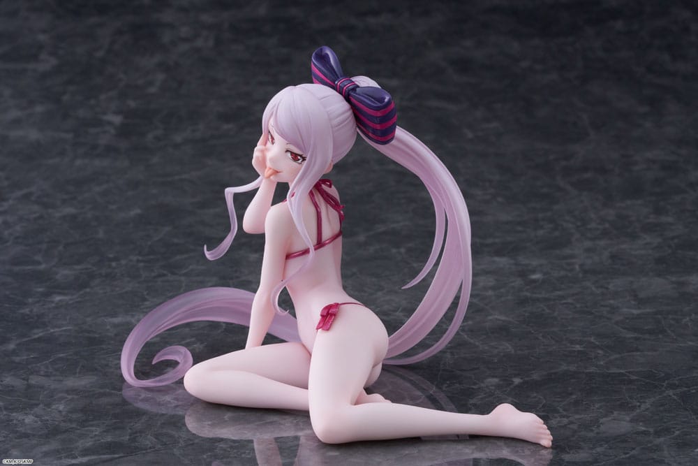 Overlord PVC Statue Desktop Cute Figure Shalltear Swimsuit Ver. 13 cm