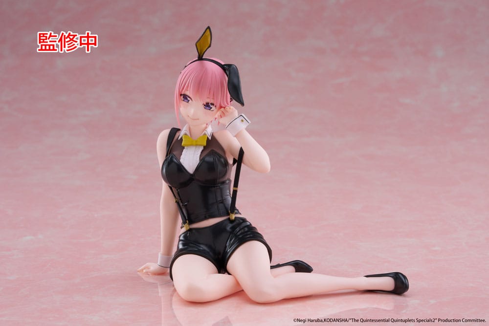 The Quintessential Quintuplets 3 PVC Statue Desktop Cute Figure Ichika Nakano Bunny Ver. 13 cm