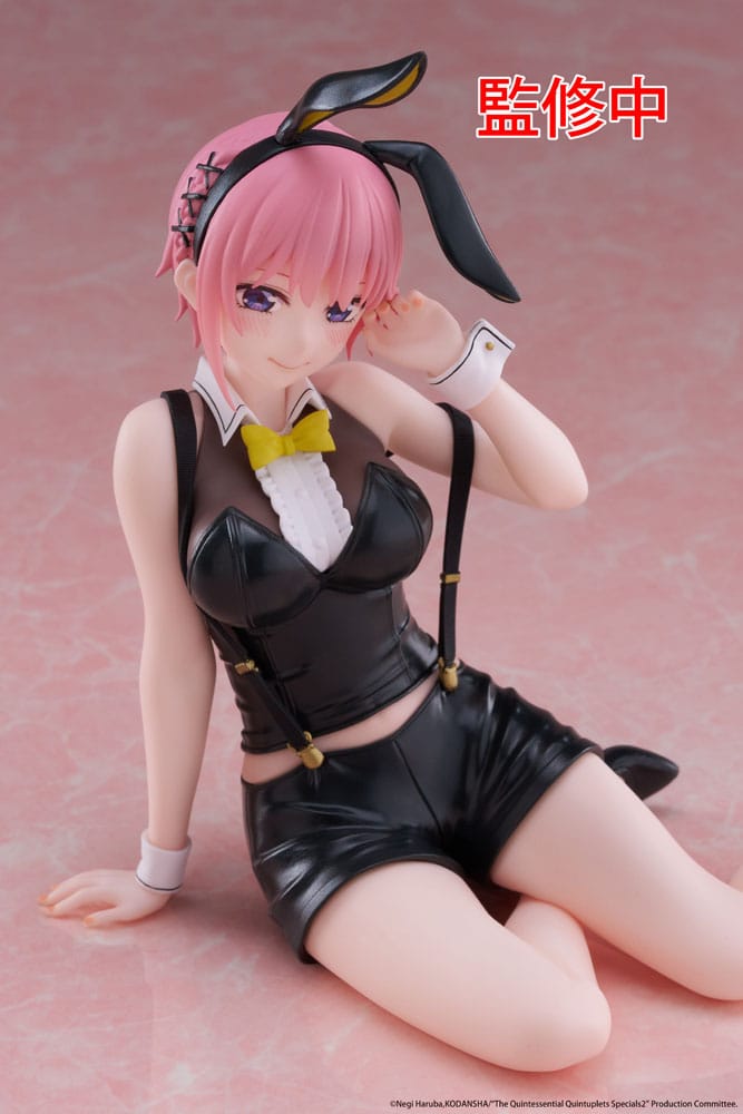 The Quintessential Quintuplets 3 PVC Statue Desktop Cute Figure Ichika Nakano Bunny Ver. 13 cm