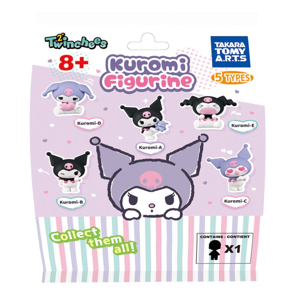 Sanrio Twinchees Mini Figures Kuromi 5 cm Display (24)