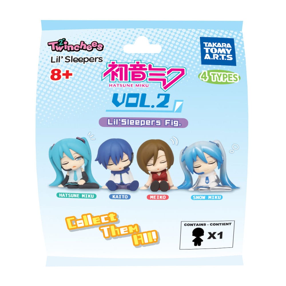 Hatsune Miku Twinchees Mini Figures Lil' Sleepers Wave 2 5 cm Display (24)
