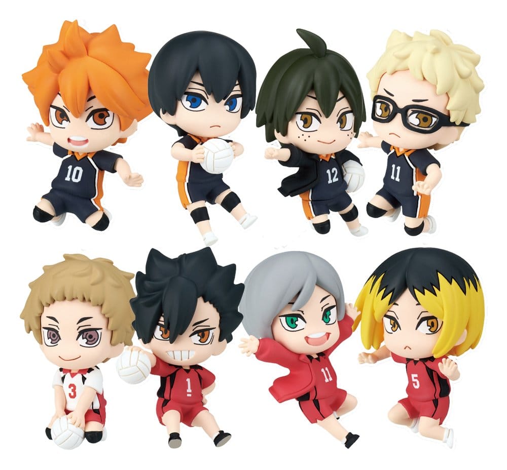 Haikyu!! Twinchees Dangler Mini Figures Defofig! 5 cm Blind Pack Display (24)