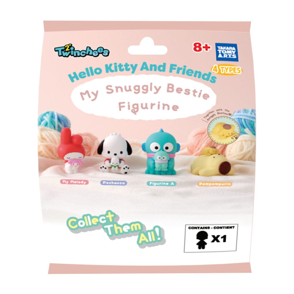Sanrio Twinchees Mini Figures Hello Kitty & Friends My Cuddly Buddy 5 cm Blind Pack Display (24)