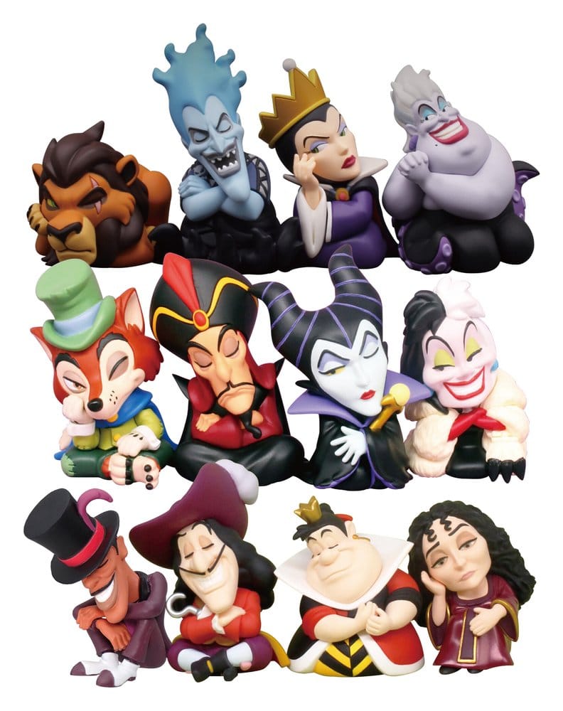 Disney Villains Twinchees Mini Figures Lil' Sleepers 5 cm Blind Pack Display (24)