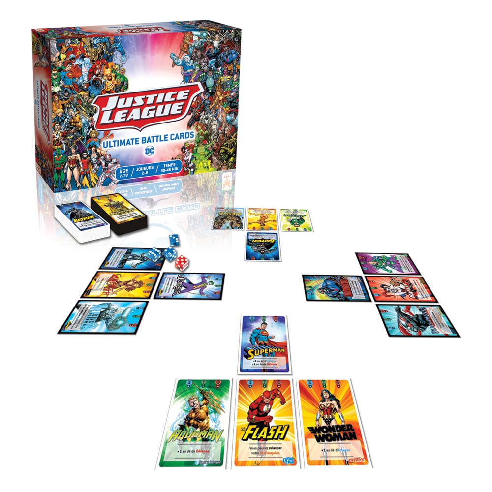 DC Comics Card Game Justice League Ultimate Battle Cards *French Version*