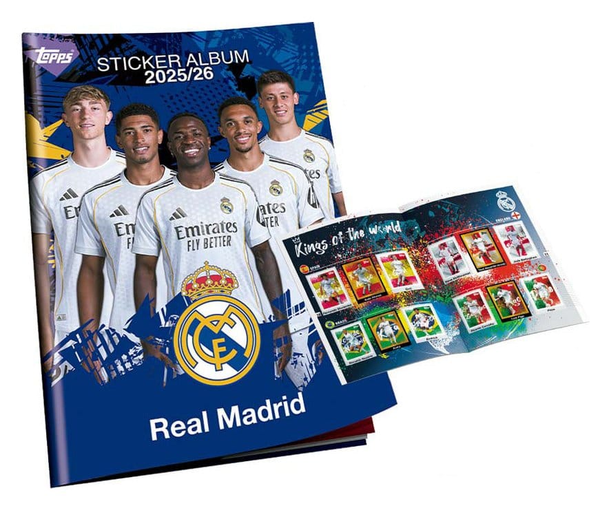Real Madrid 2025/26 Sticker Collection Album Set