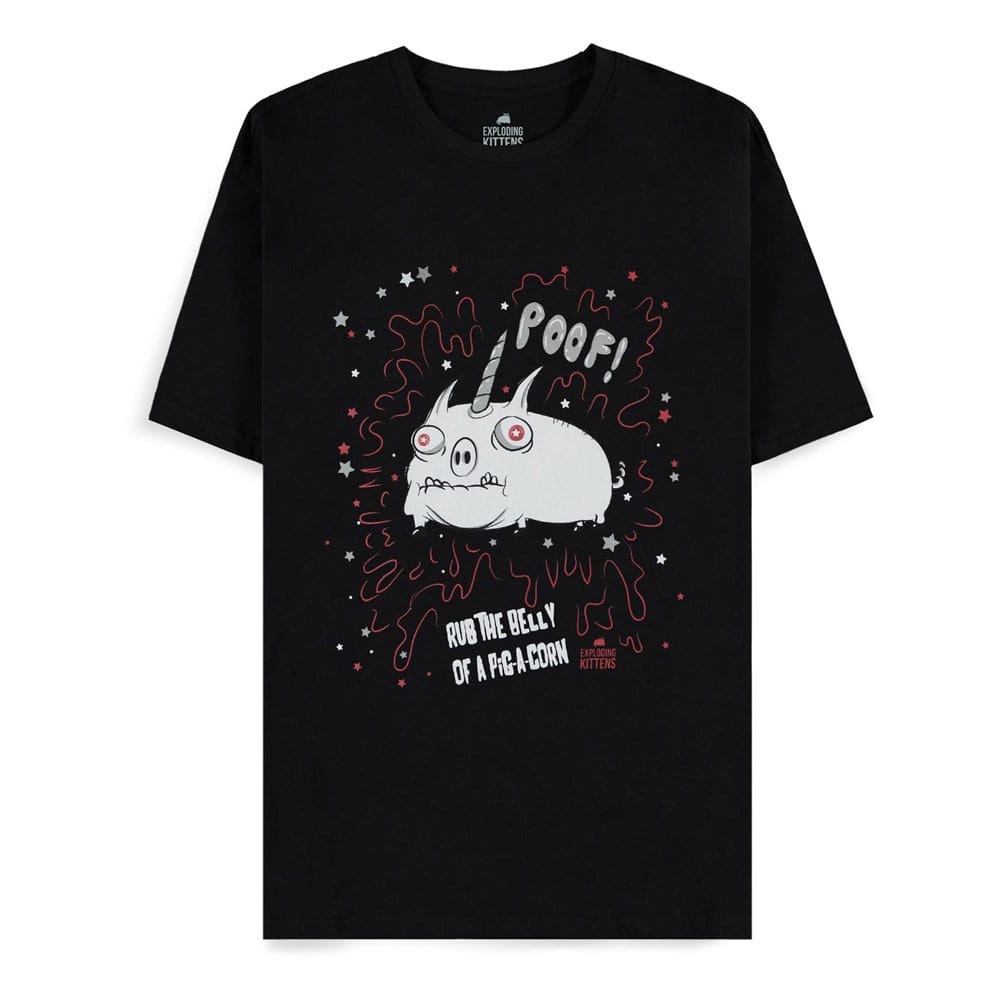 Exploding Kittens T-Shirt POOF! Size XL
