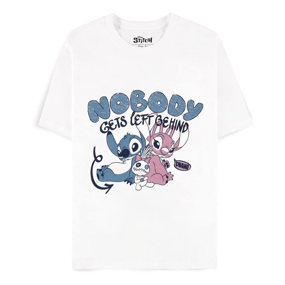 Lilo & Stitch T-Shirt Nobody Gets Left Behind Size S