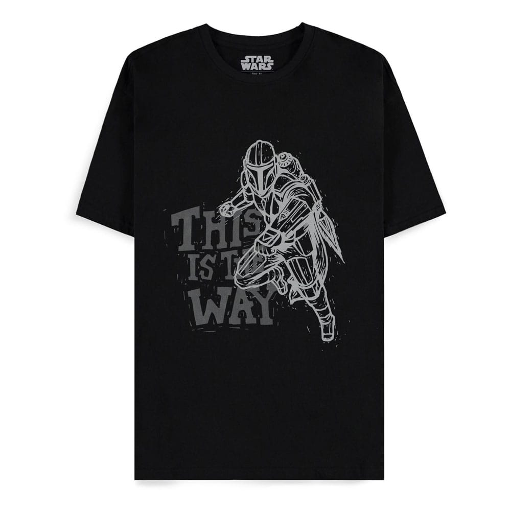 Star Wars The Mandalorian T-Shirt Mandalorian Size S