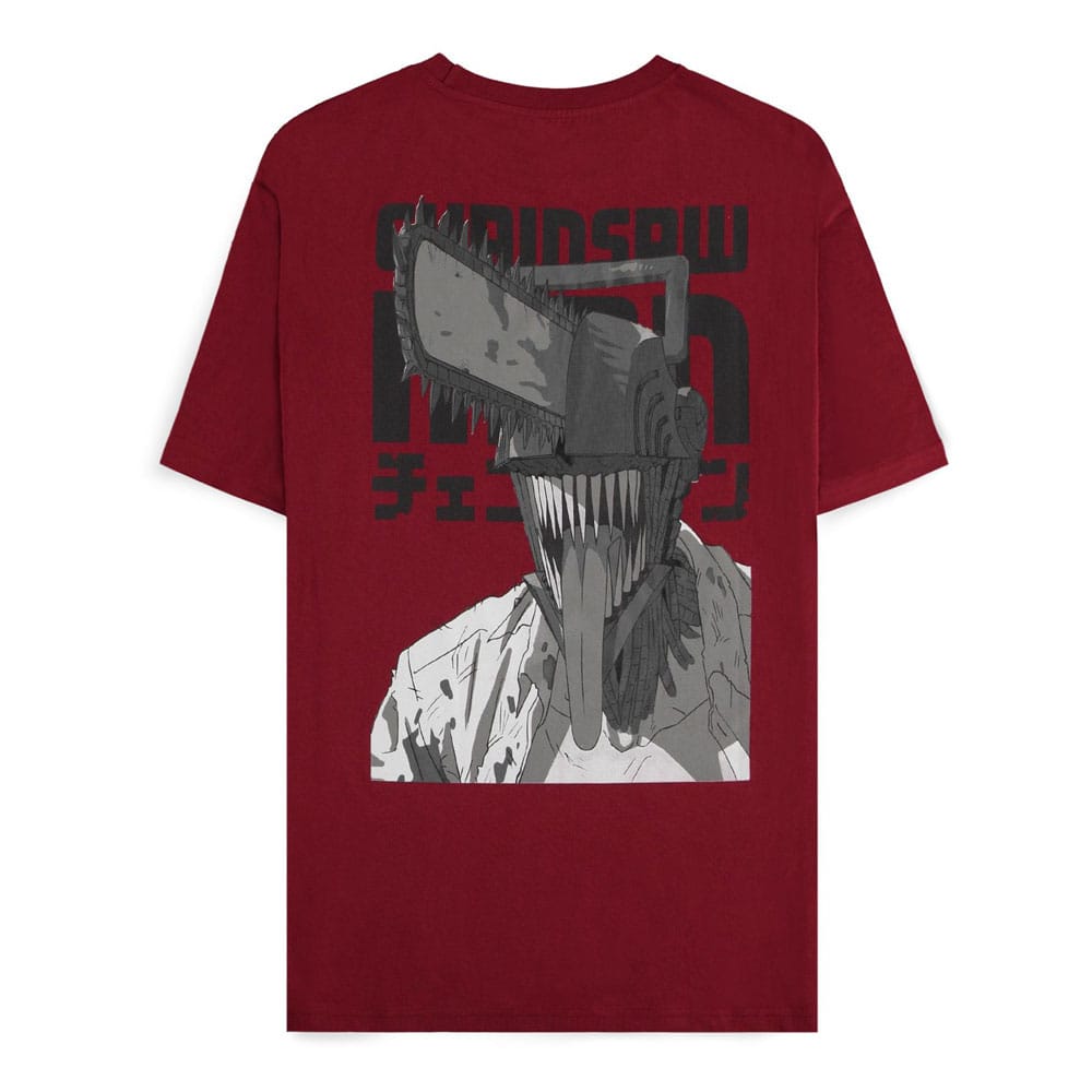 Chainsaw Man T-Shirt Smile Bordeaux  Size M