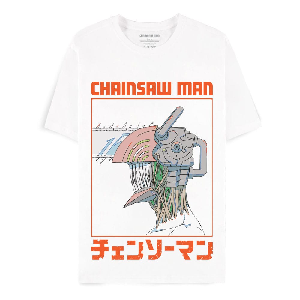 Chainsaw Man T-Shirt Three Tone Chainsaw Size S