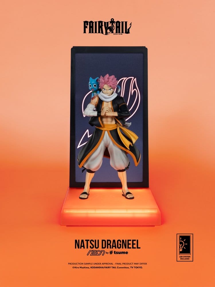 Fairy Tail Neon Figure 1/9 Natsu Dragneel 25 cm