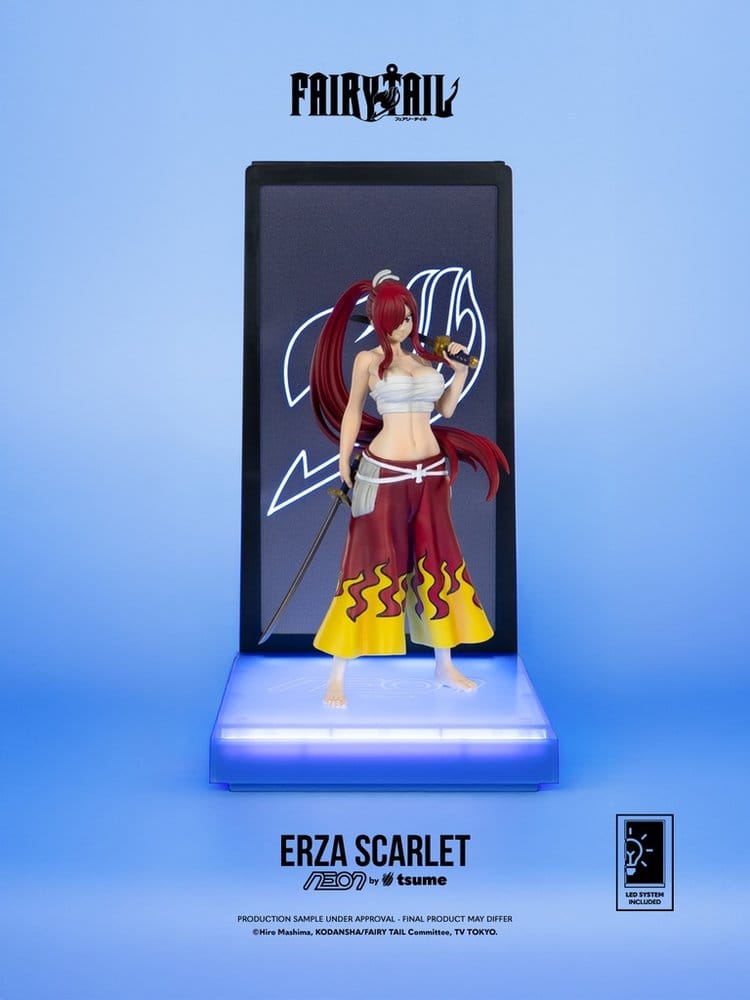 Fairy Tail Neon Figure 1/9 Erza Scarlet 25 cm