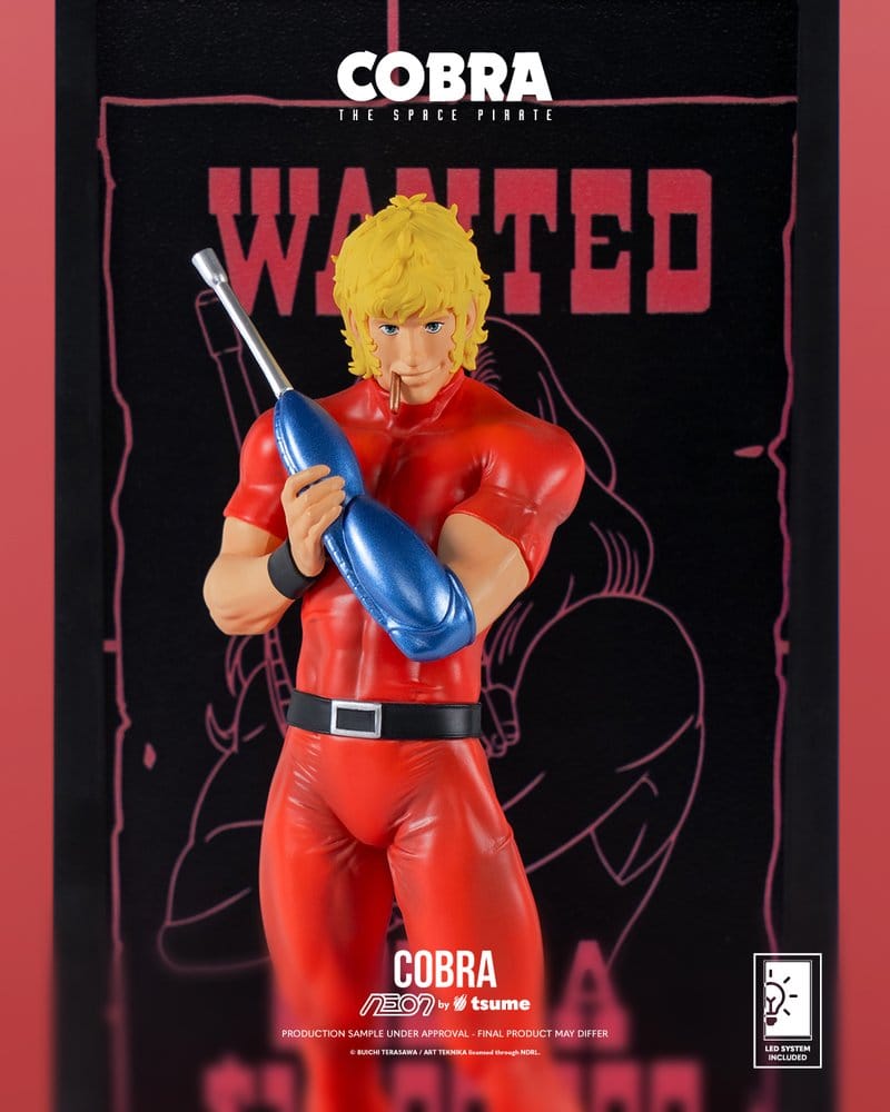 Cobra Neon Figure 1/9 Cobra The Space Pirate 20 cm