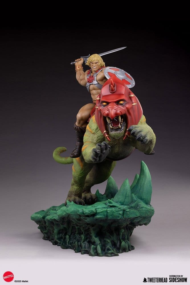 Masters of the Universe 1/4 Figure He-Man & Battle Cat 76 cm