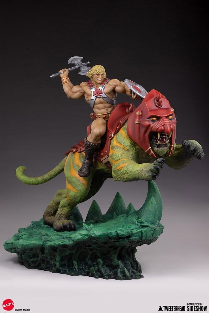 Masters of the Universe 1/4 Figure He-Man & Battle Cat 76 cm