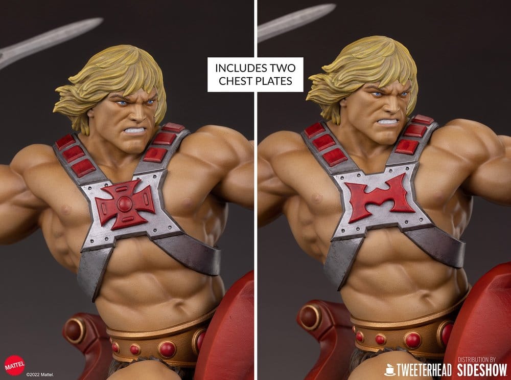 Masters of the Universe 1/4 Figure He-Man & Battle Cat 76 cm