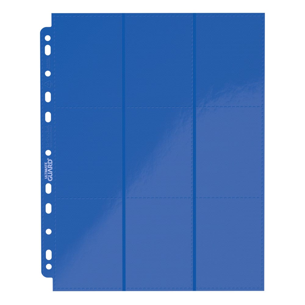 Ultimate Guard 18-Pocket Pages Side-Loading Blue (10)