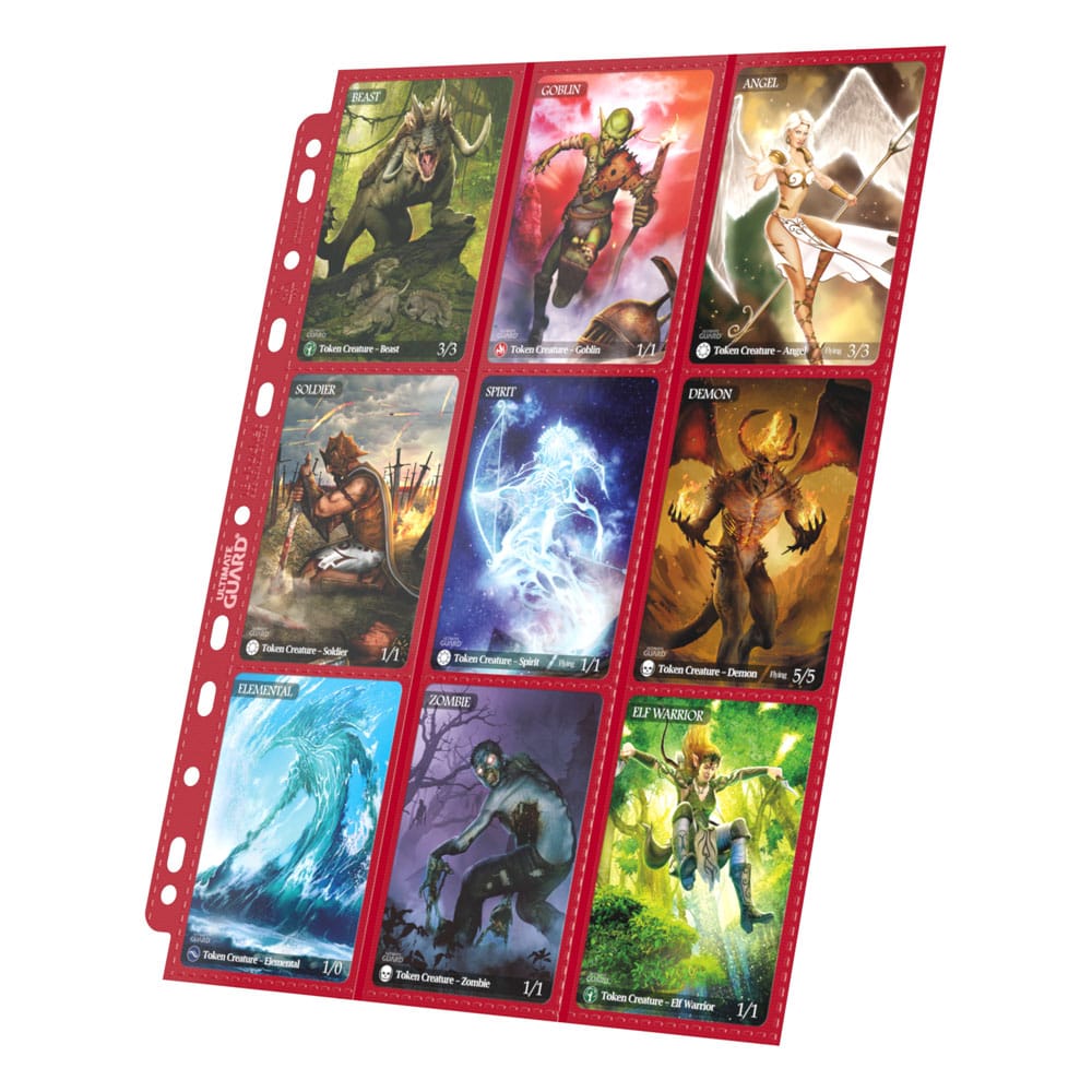 Ultimate Guard 18-Pocket Pages Side-Loading Red (10)