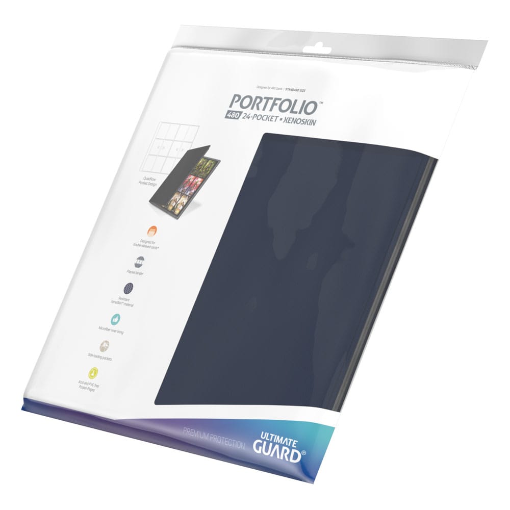 Ultimate Guard Portfolio 480 - 24-Pocket XenoSkin (Quadrow) - Blue