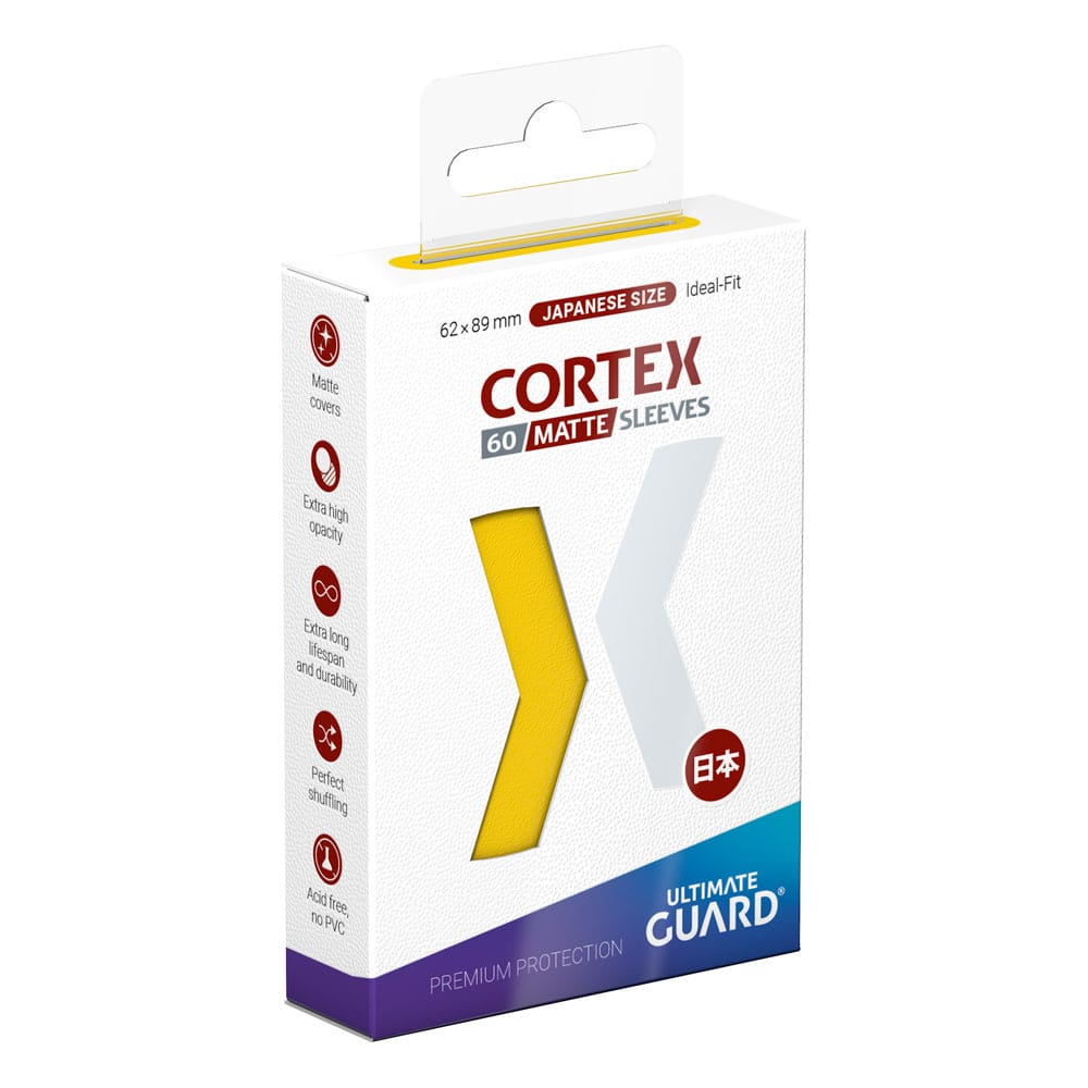 Ultimate Guard Cortex Sleeves Japanese Size Matte Yellow (60)