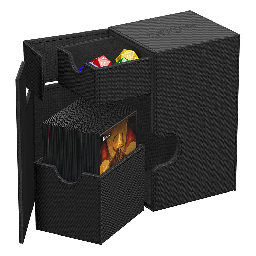 Ultimate Guard Flip`n`Tray 80+ XenoSkin Monocolor Black