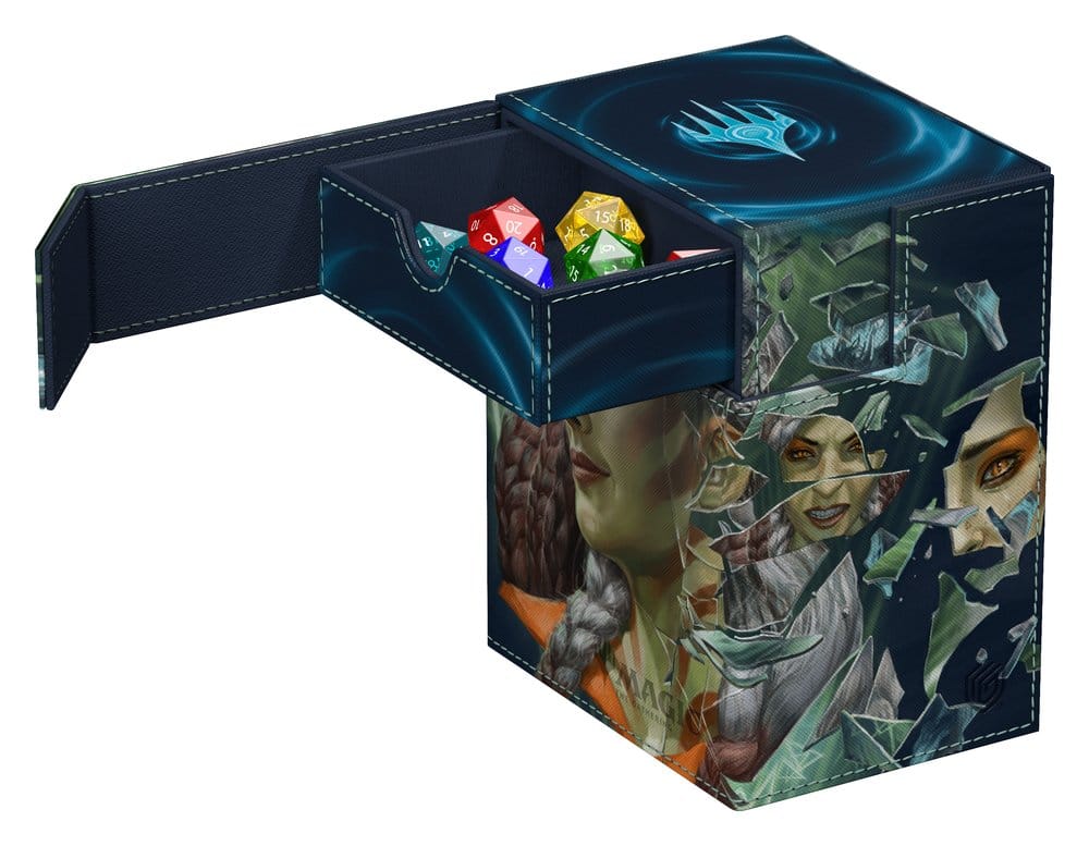 Ultimate Guard Flip'n'Tray 133+ Xenoskin Magic: The Gathering "Reality Fracture" - Blue Uncommon / Green Uncommon