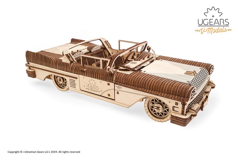 Ugears 3D Wooden Puzzle Dream Cabriolet VM-05