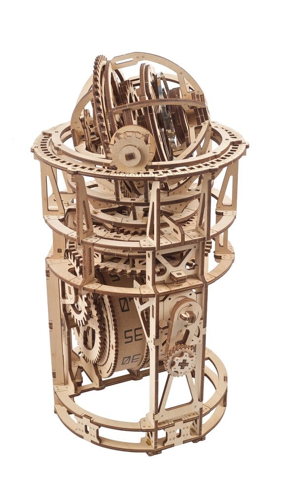 Ugears 3D Wooden Puzzle Sky Watcher Tourbillon Table Clock