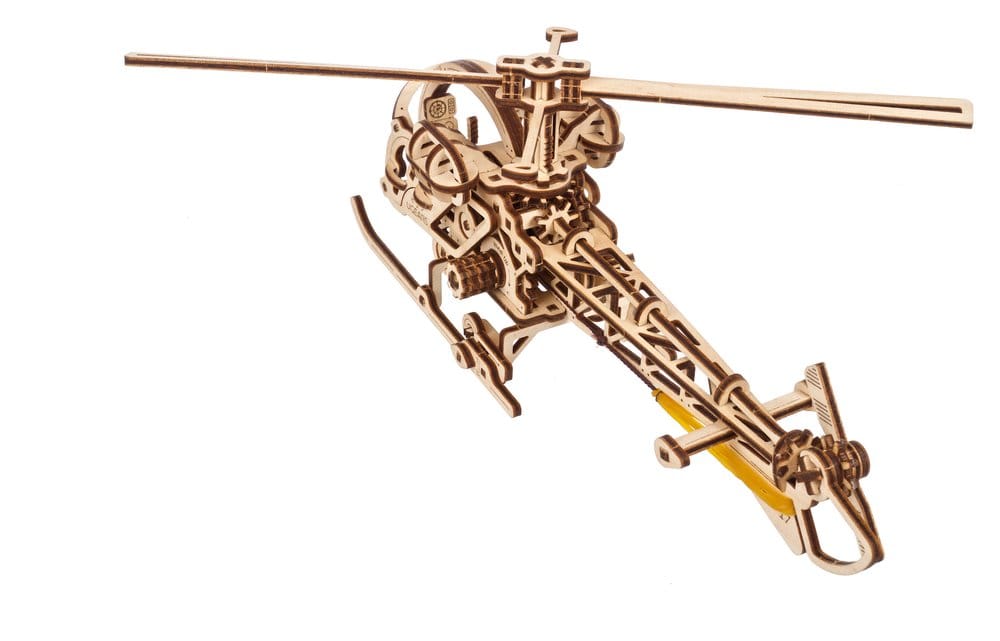 Ugears 3D Wooden Puzzle Mini Helicopter