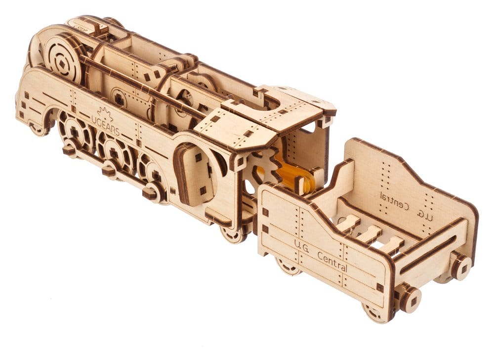 Ugears 3D Wooden Puzzle Mini Locomotive